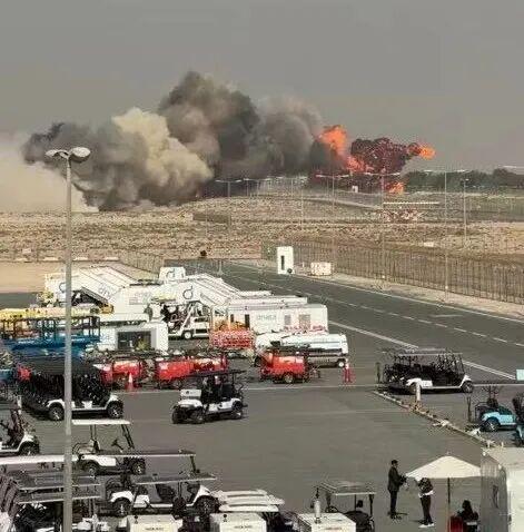 九牛网 现场视频！迪拜航展印度“光辉”突发坠毁，飞行员疑逃生失败